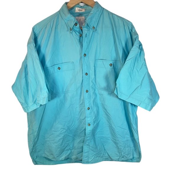 Arrow River Other - 👔 5/$25 - Blue Button Up Collared Shirt w/ Two Pockets
